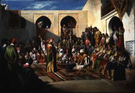La noce juive, Fernando Lameyer. Tanger, 1873