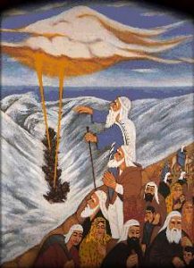 La sortie des Juifs d'égypte sous la conduite de Moïse
